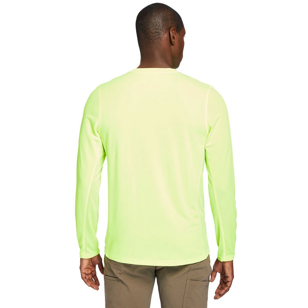 Tricouri Timberland Barbati Verzi - Pro® Wicking Good Long Sleeve - Romania - XHPLWN326